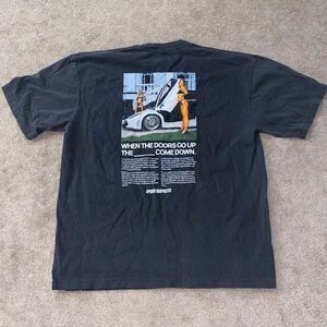 Lamborghini Murcielago Speed Suspects Los Angeles T-Shirt Mens Large Gray